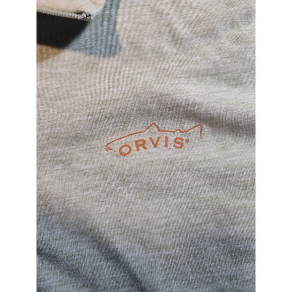 Orvis Sweater Mens XXL Green Quarter Zip Golf Performance Pullover 1461 - Picture 2 of 6